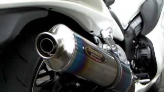 10GSX1300R HAYABUSA  STRIKER STREET CONCEPT FULL EXHAUST [upl. by Assirk260]