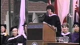 Nora Ephron speaking at Wellesley College Commencement 1996 [upl. by Hsreh]