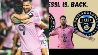 Inter Miami CF 31 Philadelphia Union MLS WATCHALONG amp REACTIONS HIGHLIGHTS MESSI amp SUAREZ Reunion [upl. by Htebilil]