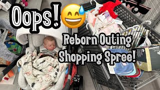 Reborn Baby Outing Shopping At Burlington That Wasn’t Supposed To Happen [upl. by Ynez]