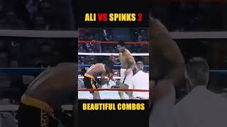 Ali🆚Spinks 2Beautiful Combos His Final Victory🔥🔥edit boxing muhammadali [upl. by Brookes]