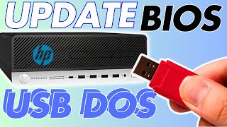 Update BIOS HP from USB DOS [upl. by Hulbig]