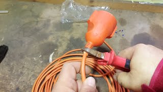 Extension cord repair 230V Hosszabító javítás ASMR [upl. by Ahsieki]