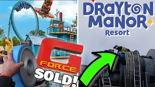 Drayton Manor Opening Day Vlog 2023  GFORCE Remains NEW Ride Construction APOCALYPSE GONE [upl. by Takashi735]