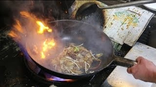 Non stick cooking in wok [upl. by Ahpla]