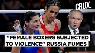 Russia Accuses West Of Pushing LGBT Agenda At Olympics As Algeria Insists Boxer Khelif quotA femalequot [upl. by Adleremse]