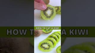 How to cut kiwi🥝 watch till the end for new 3 different trick [upl. by Belford]