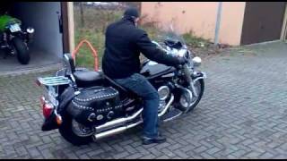 Yamaha Dragstar 1100 Classic sound [upl. by Terrie]