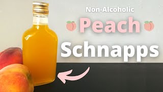 NonAlcoholic Peach Schnapps Recipe Perfect for Mocktails [upl. by Keligot]