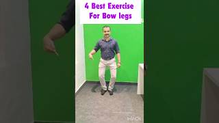 4 Best Exercise For Bow Legs Genu Varum [upl. by Elleuqar154]