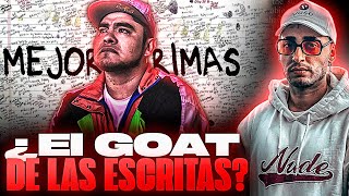 ¿EL GOAT 🐐 BLON REACCIONA A LAS MEJORES RIMAS DE ACZINO EN BATALLAS ESCRITAS ✍️ [upl. by Aniretak209]