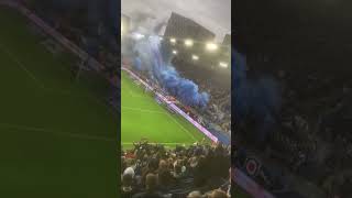 Vålerenga supporters cracking fireworks and smokebombs in the Derby🧨 [upl. by Aiset922]