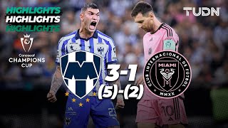 HIGHLIGHTS  Monterrey 5312 Inter Miami  CONCACHAMPIONS 2024  TUDN [upl. by Katrine]