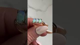 9ct Gold and Opal Three Stone Ring [upl. by Loveridge]