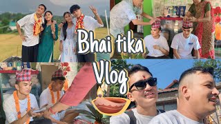 Bhai tika vlog 🪔  Birpara to Jaigoan  wangz vlogs  18th vlog [upl. by Llig]