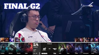 WBG vs T1  Game 2  Grand Finals LoL Worlds 2023  T1 vs Weibo Gaming  G2 full [upl. by Ardaid754]