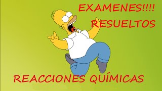 reacciones químicas exámenes 03 4 ESO ejercicios [upl. by Assilanna]