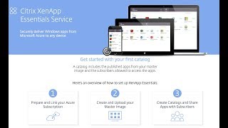 Citrix XenApp Essentials in Microsoft Azure installation demo [upl. by Drugi727]