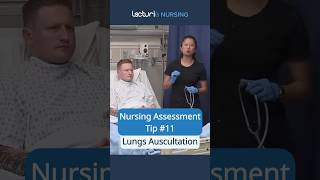 🌬️ How Do You Auscultate Lung Sounds NursingSkills BreathingAssessment nclex [upl. by Sllew]