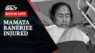 Mamata Banerjee Suffered quotMajor Injuryquot Trinamool Congress  NDTV 24x7 Live TV [upl. by Nesbitt]