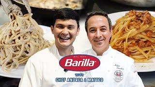 LifeWithTheGs  Barilla Cook Off with Chef Andrea [upl. by Alehcim]