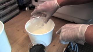 Mixing Polyurethane Foam Liquid [upl. by Bolanger235]