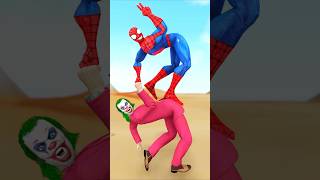 Who is Stronger Spiderman vs Joker Venom Aquaman gta spiderman funnyvideo homemaranha [upl. by Draillih658]