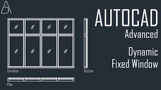 AutoCAD for Advanced  Dynamic Fixed Window [upl. by Malissa]