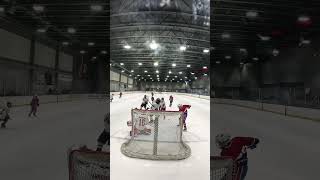 AAA goalie Evan Abromson battles with his 2012 Little Caps team vs Long Island Gulls [upl. by Audras]