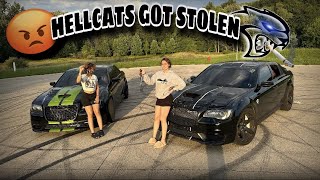 2 FEMALES STOLE OUR HELLCAT CHRYSLERS [upl. by Eanwahs867]