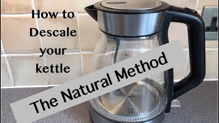 How to Descale a Kettle Naturally [upl. by Crandell]