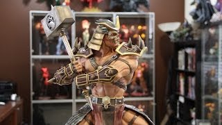 Shao Kahn Pop Culture Shock Statue [upl. by Yecnay]