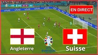 Suisse vs Angleterre en direct Coupe dEurope des Nations Euro 2024 Simulation football Gameplay PC [upl. by Foster]