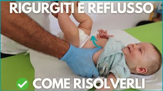 RIGURGITO e REFLUSSO del NEONATO come CURARLI con lOSTEOPATIA PEDIATRICA e le giuste accortezze [upl. by Priest]