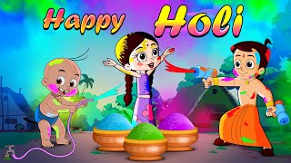 Chhota Bheem  Holi Celebrations in Dholakpur  Cartoons for Kids  Special Video [upl. by Enomyar363]