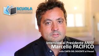 Novità sulla carta docenti ai precari Intervista a Marcello Pacifico Anief [upl. by Ummersen]