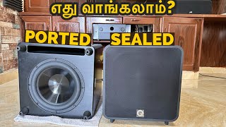 Sealed or Ported Subwoofer which is better polk dsw pro 660 vs qacoustic qb12 [upl. by Cyprian633]