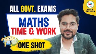 Time amp Work in ONE SHOT  For All Govt Exams  by Gagan Sir maths gaganpratapmaths [upl. by Parette]