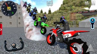 Impossible Bike Stunts Driving  Dirt Bikes Racing Simulator 2024  Android  IOS gameplay FHD [upl. by Arretahs890]