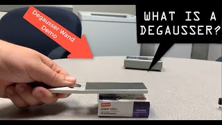 What is a degausser Magnetic Wand Demo [upl. by Joscelin426]