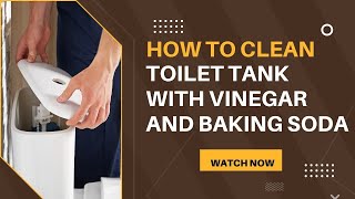 How To Clean Toilet Tank With Vinegar And Baking Soda 4 Simple Steps To Follow [upl. by Enimisaj559]