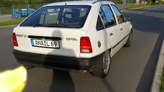 Opel Kadett E 20l 16V C20Let Turbo Acceleration amp Sound [upl. by Aehsat927]