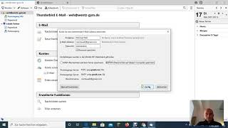 Thunderbird für Wentzkollegen 2 Einrichten der Email Adressen [upl. by Nicholl]