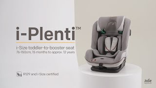 Joie Signature iPlenti™  Extended Harness iSize Car Seat [upl. by Ijnek989]