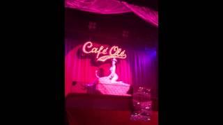 Dita Von Teese Cafe Ole Space Ibiza 26 Aug 2013 [upl. by Niarda]