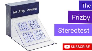 The Frizby Stereotest  Test for Stereopsis [upl. by Atika]