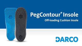 PegContour® Insole Offloading Cushion Insole for pressure redistribution and selective offloading [upl. by Llewon229]