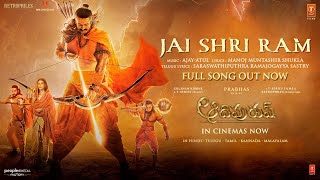 Full Video Jai Shri Ram Telugu Adipurush  Prabhas Ajay Atul Ramajogayya  Om Raut [upl. by Julita]