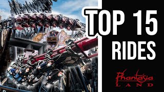 TOP 15 Rides at Phantasialand  2023 [upl. by Einafpets648]