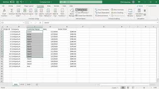 How to Create Named Range in Excel  Office 365 [upl. by Lydnek960]